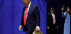 Trump en grandes pompes