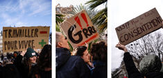 Manif contre les retraites : le slogan, tout un art