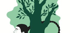 Au milieu d’une forêt
