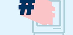 #hashtag. Les mots bleus