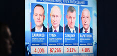 Une soirée électorale en Russie