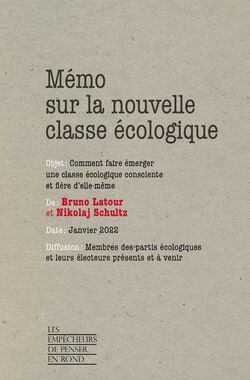 Mémo sur la nouvelle classe écologique 