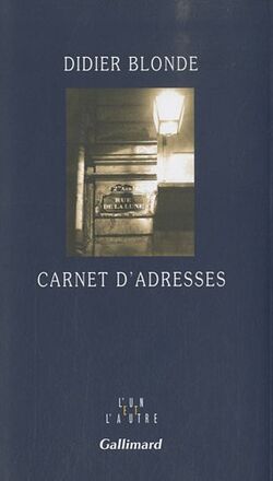 Carnet d'adresses