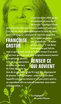 Penser ce qui advient
