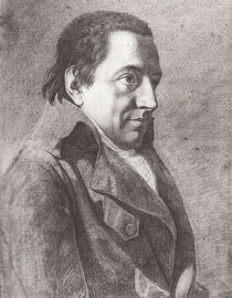 Johann Gottlieb Fichte. Dessin de Johann Friedrich Bury, 1801